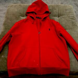 Polo Red Red Hoodie